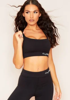 Anne Black Missy Sport Thick Strap Gym Bralet