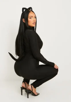 Cleo Black 3PC Cat Costume Set