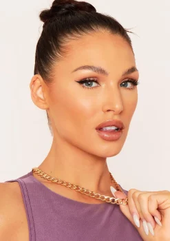Emily Gold Chunky Chain Necklace