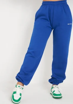 Jianna Cobalt Blue Embroidered Cuffed Joggers
