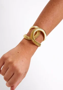Katana Gold Twist Bangle