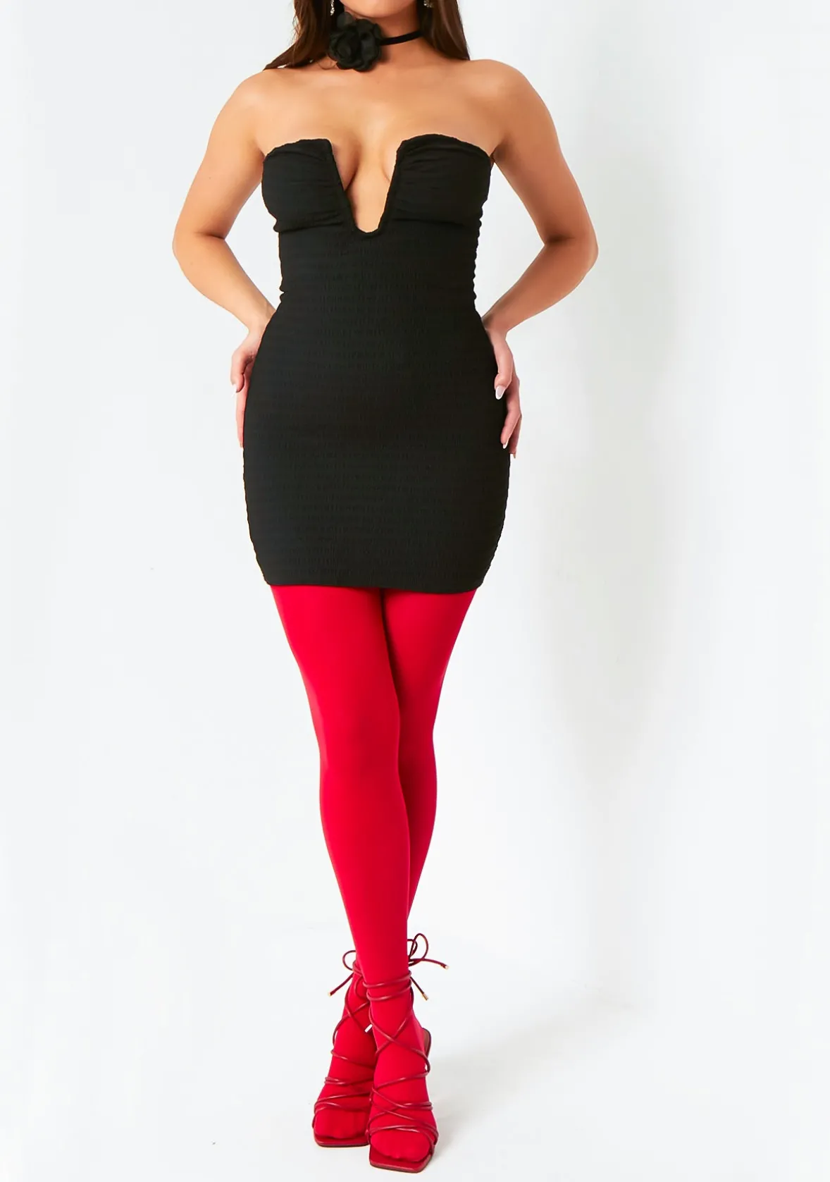 Olivia Red Tights