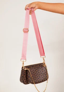Sadie Pink Bag Strap