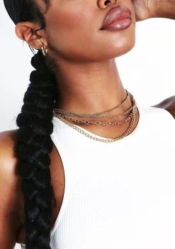 Tasha Gold Multi Chain Necklace