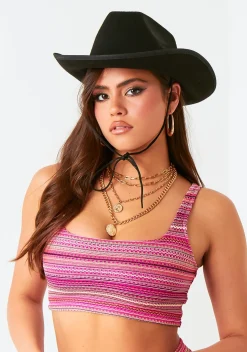 Zoe Black Cowboy Hat